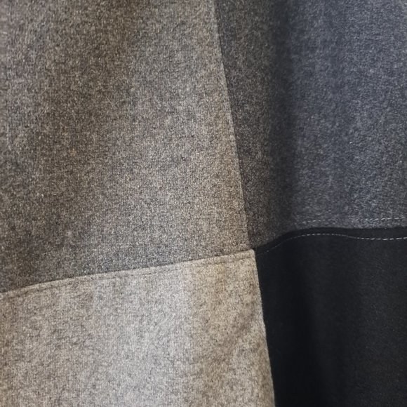 Eva Franco Anthropologie wool blend patchwork skirt Sz 0 - Picture 8 of 8